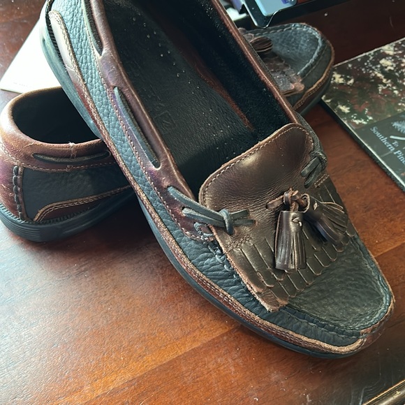 Sperry Dark Brown Leather Men's Loafers - Picture 1 of 4